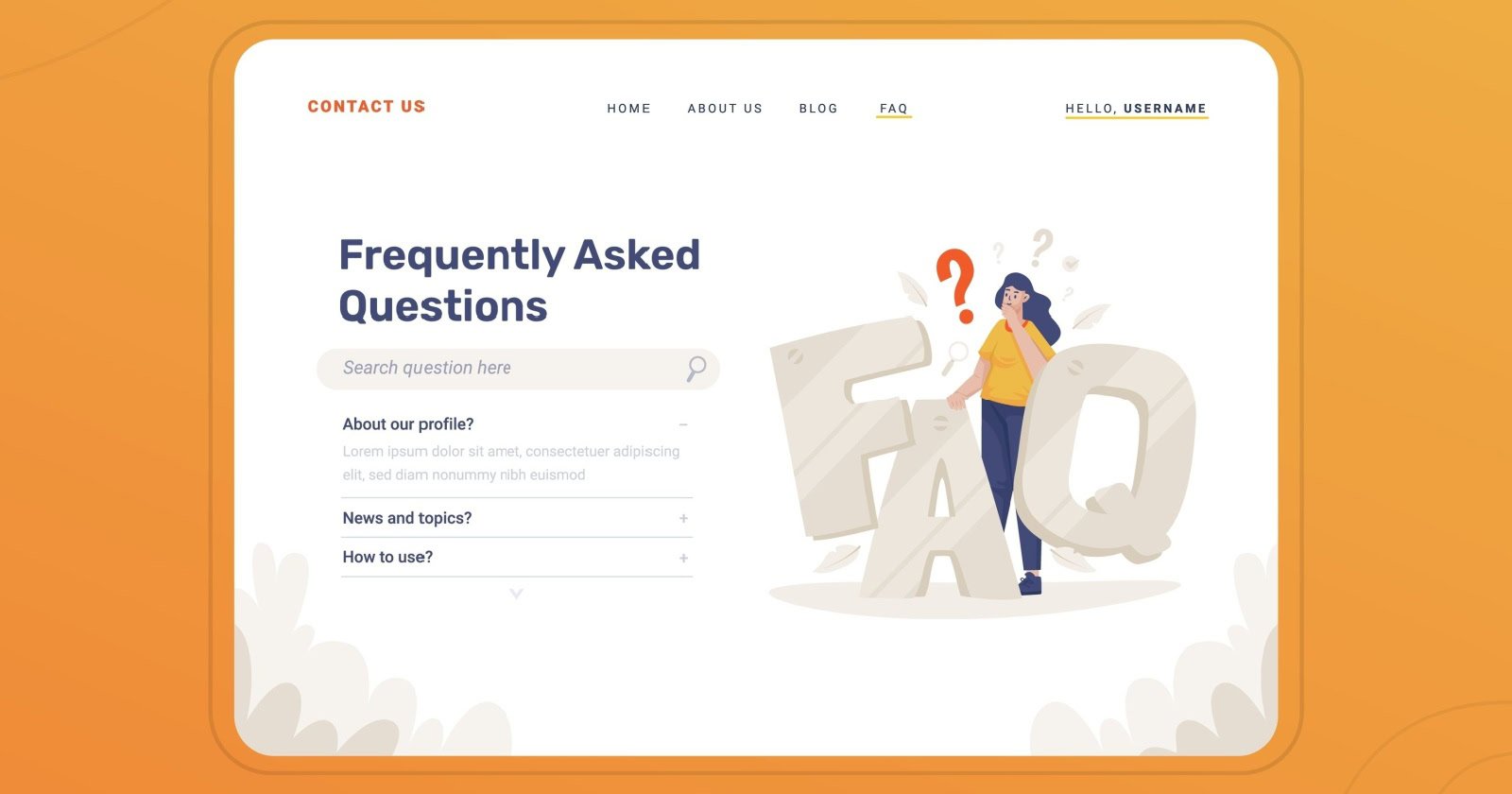 FAQ section website design layout - câu hỏi thường gặp về category 2026 - keymarketing.top