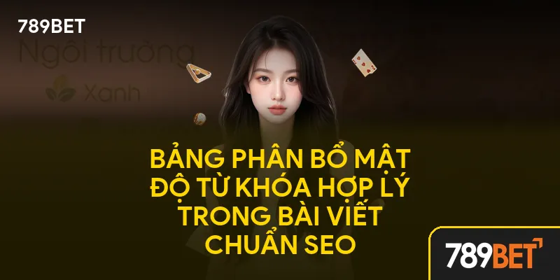 Bảng phân bổ mật độ từ khóa hợp lý trong bài viết chuẩn SEO